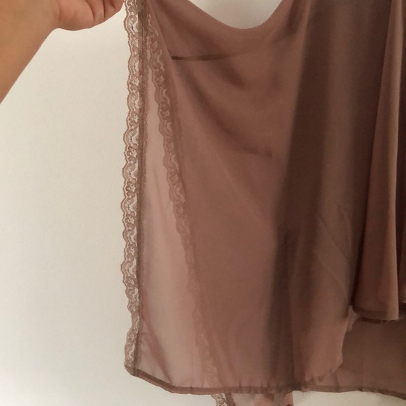 Tan wrap short kimono - Picture 2 of 3